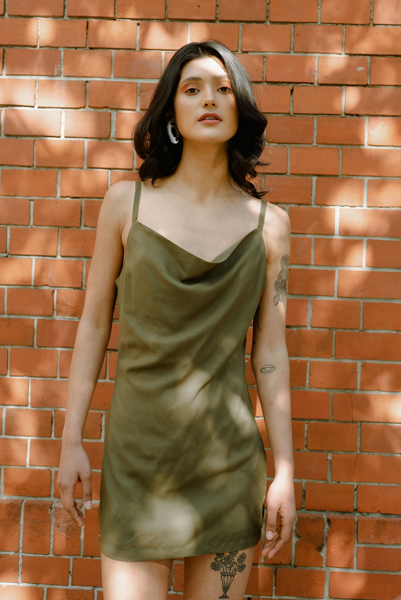 Wasserfall Minikleid Schnittmuster DELILAH