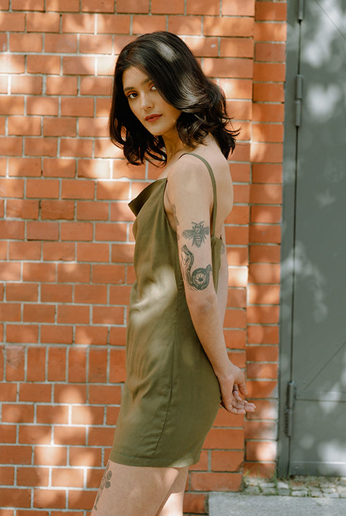 Wasserfall Minikleid Schnittmuster DELILAH