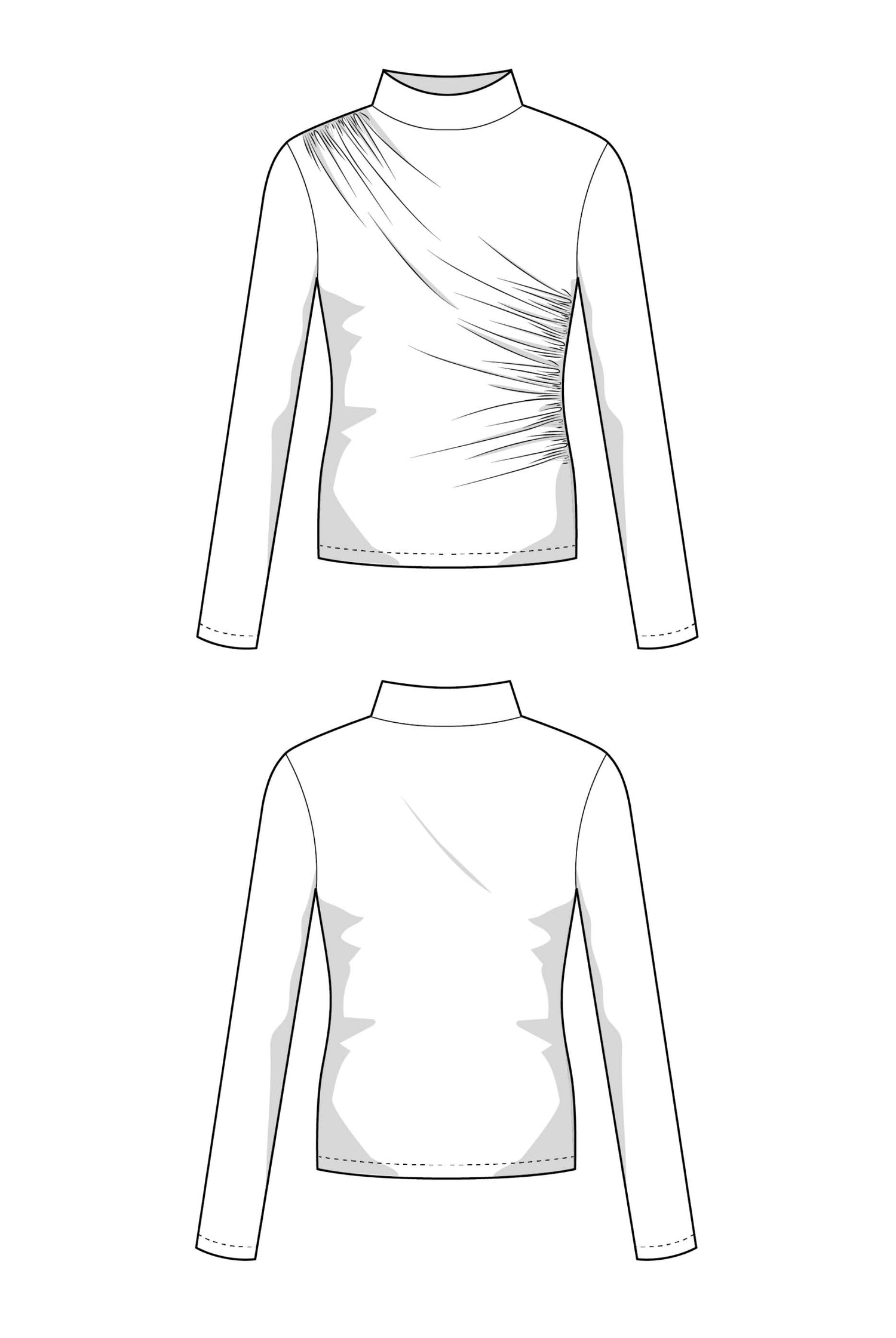 Langarmshirt Schnittmuster ESMA
