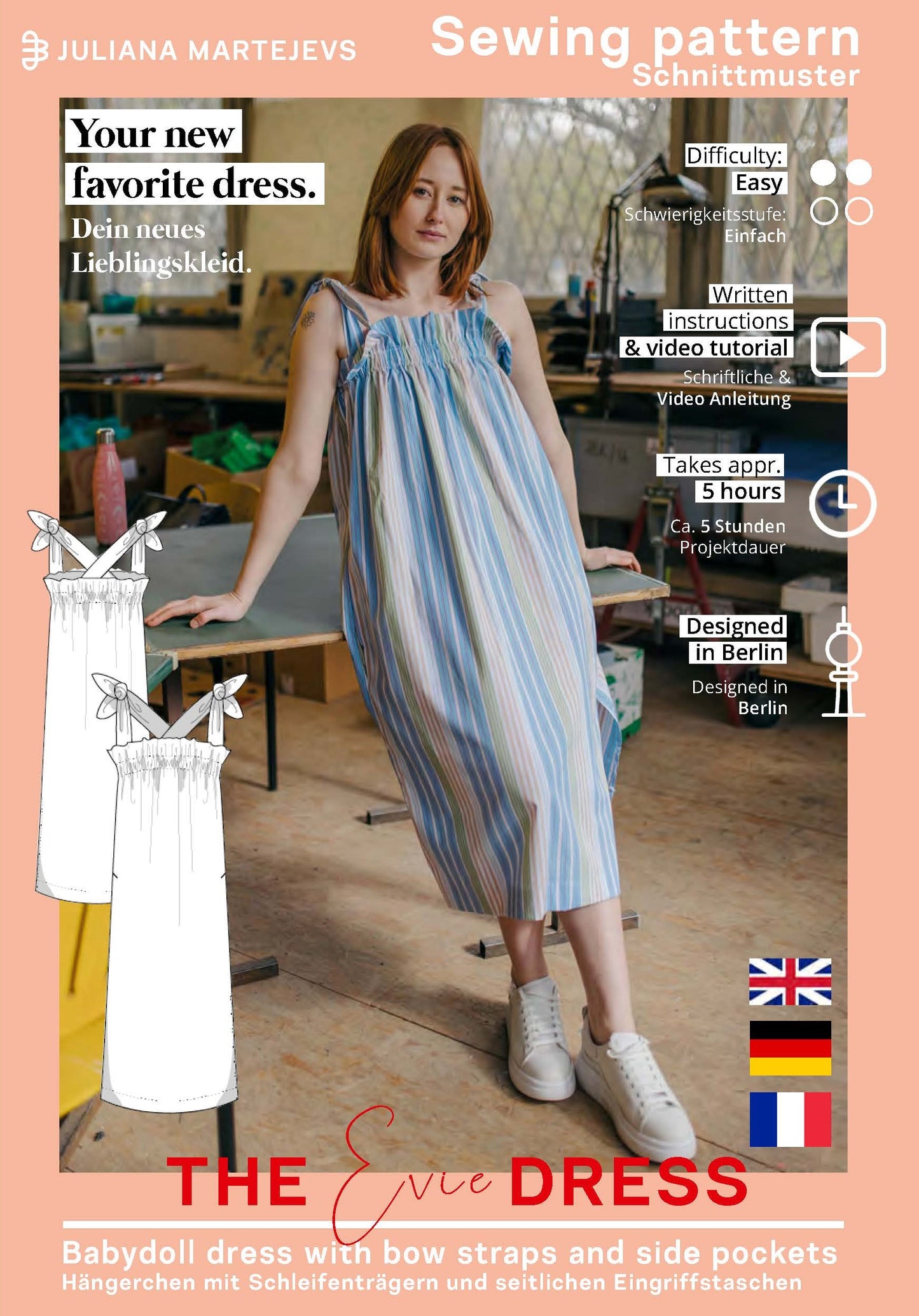 Sommerkleid Schnittmuster EVIE