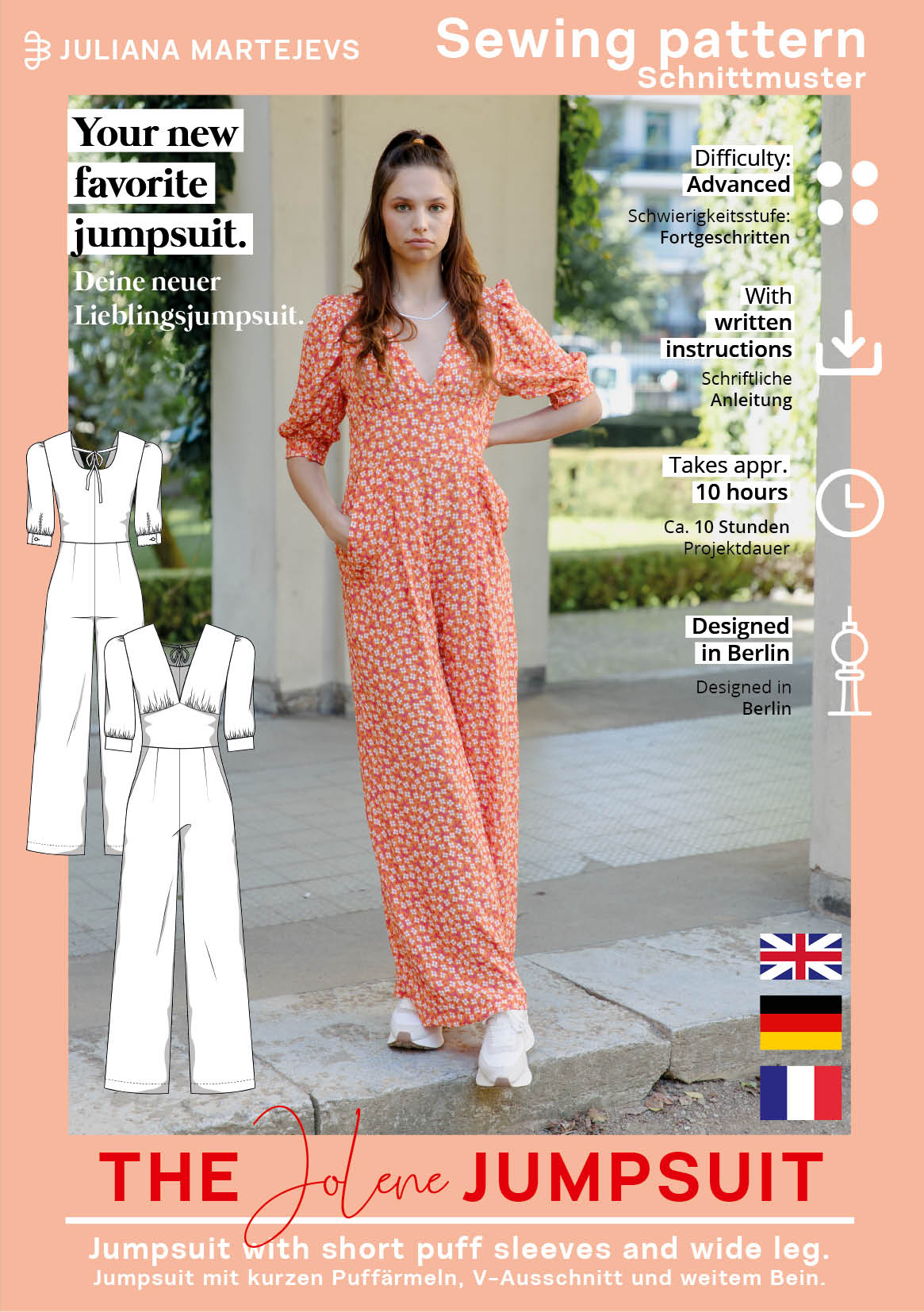 Jumpsuit Sewing Pattern JOLENE