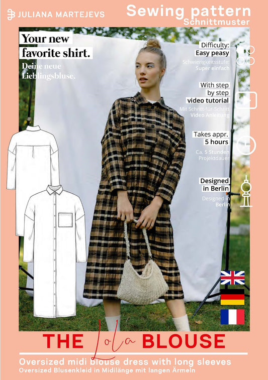Blusenkleid Schnittmuster LOLA