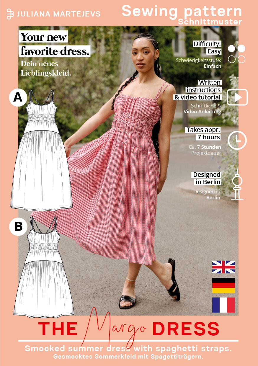Sommerkleid Schnittmuster MARGO