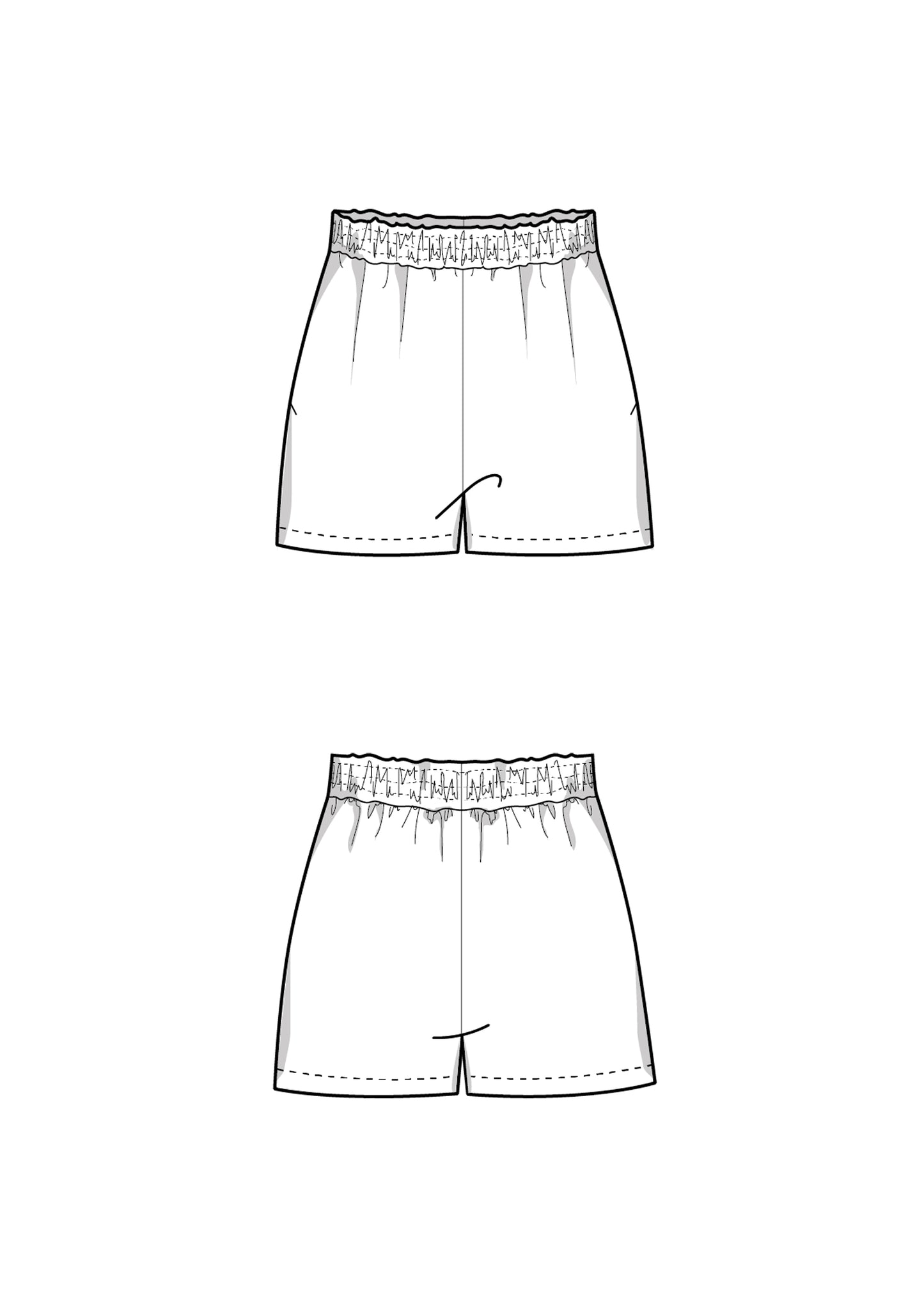 Kurze Hose Schnittmuster PIXIE