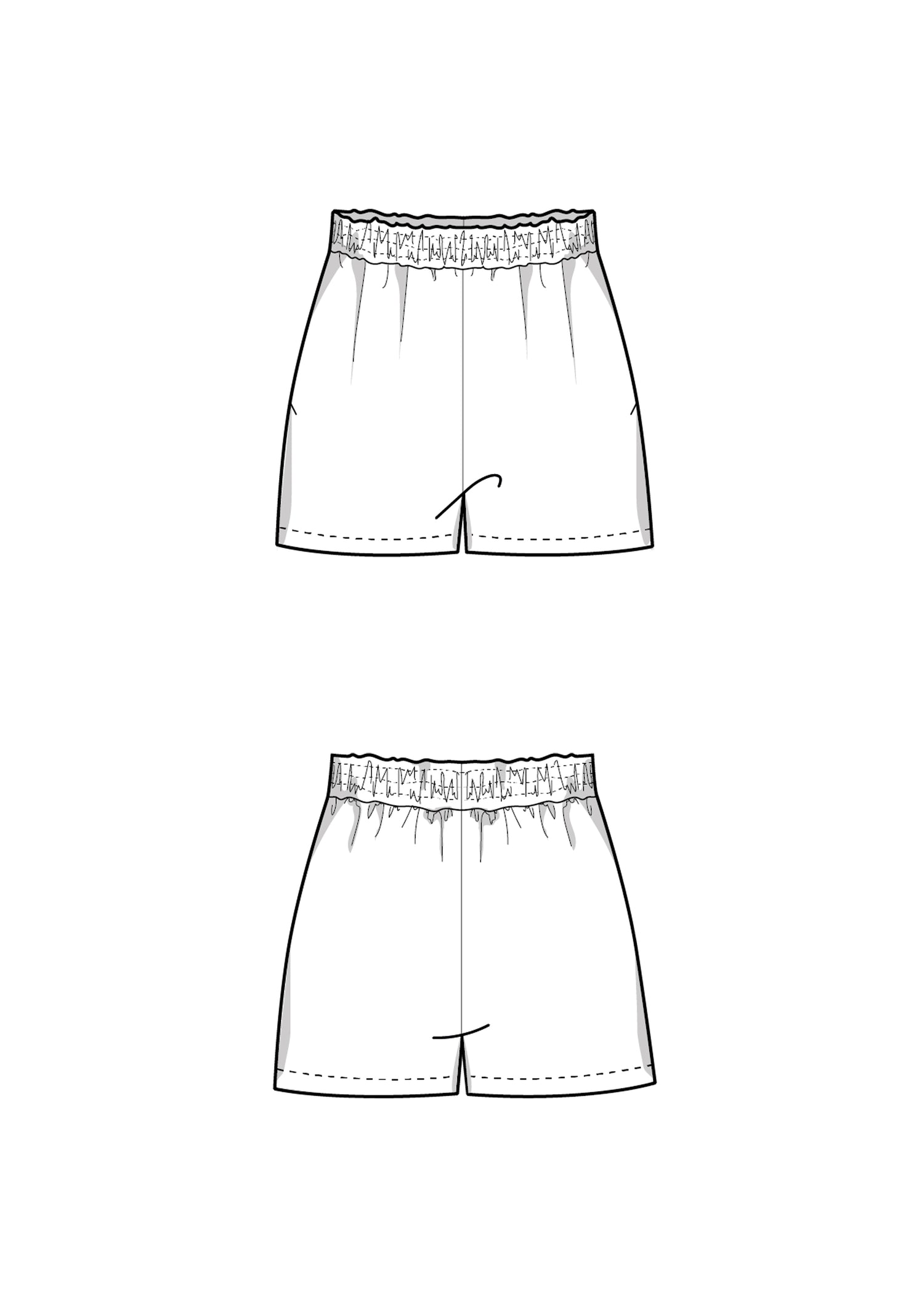 Kurze Hose Schnittmuster PIXIE