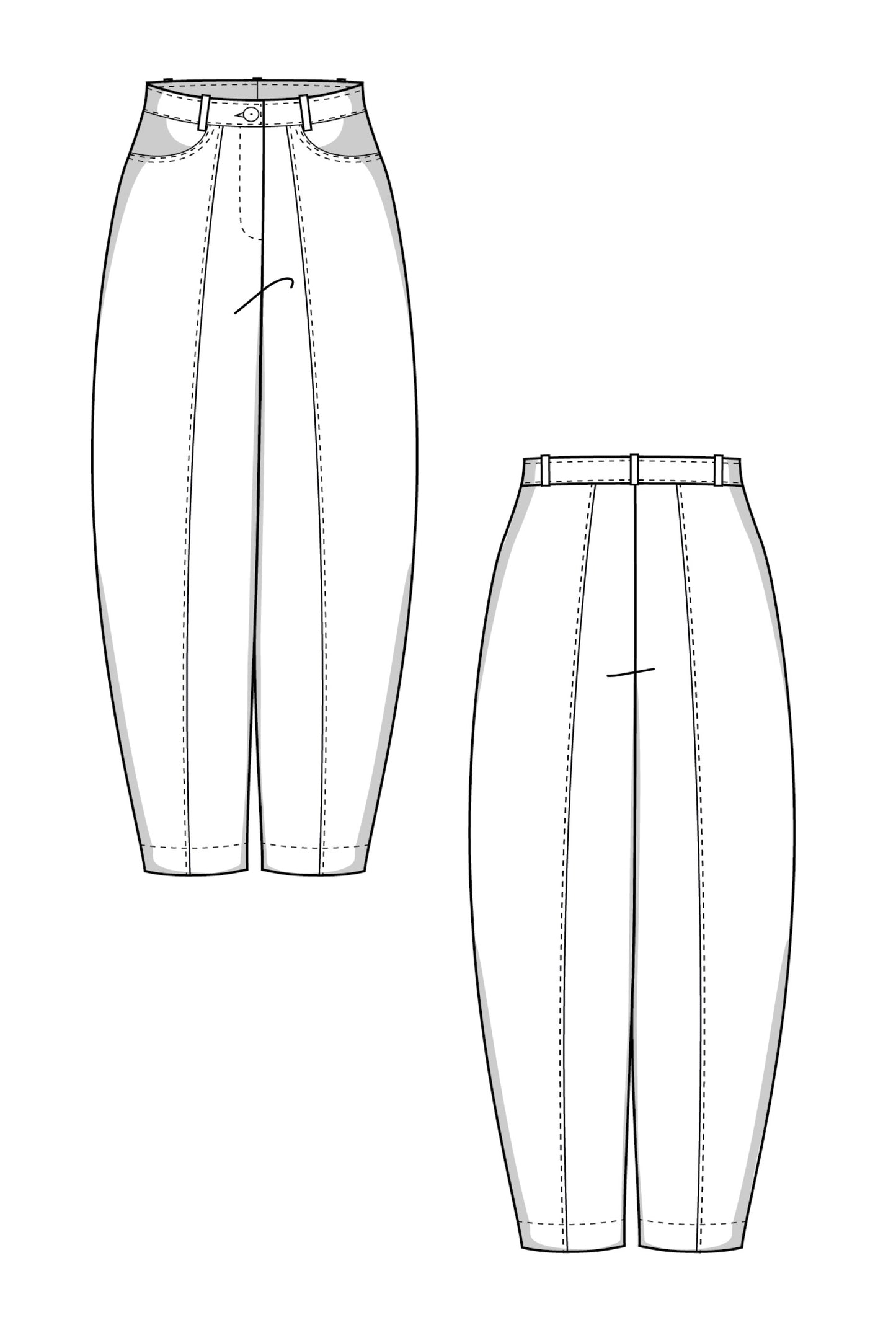 Ballonhose Schnittmuster QUINN