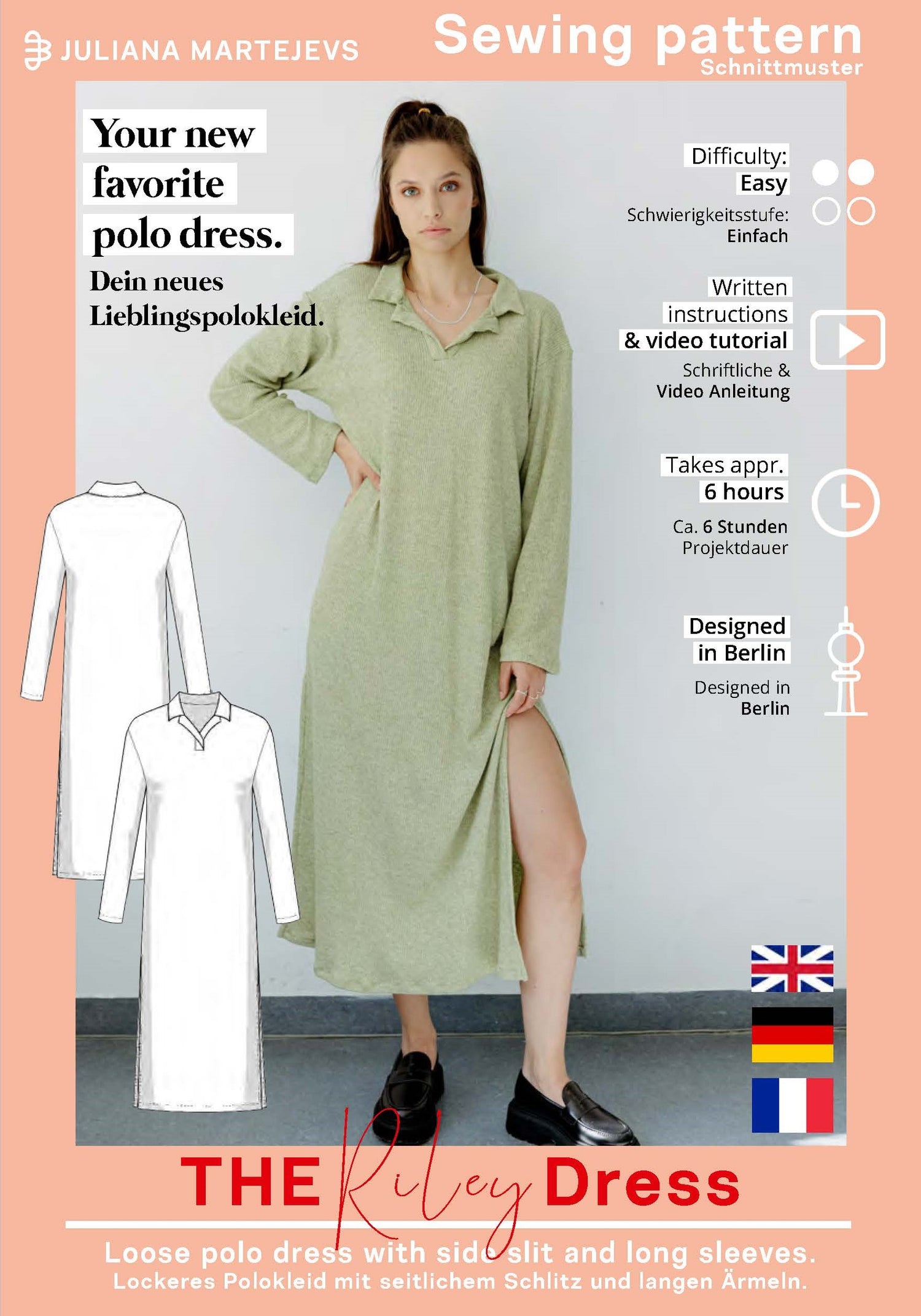 Polokleid Schnittmuster RILEY