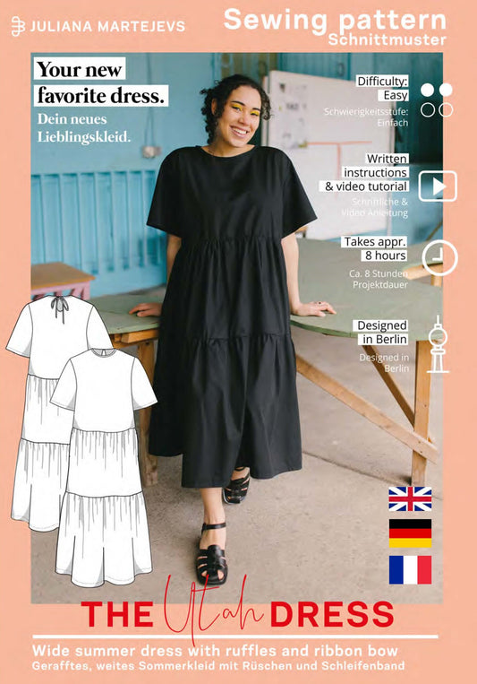 Stufenkleid Schnittmuster UTAH