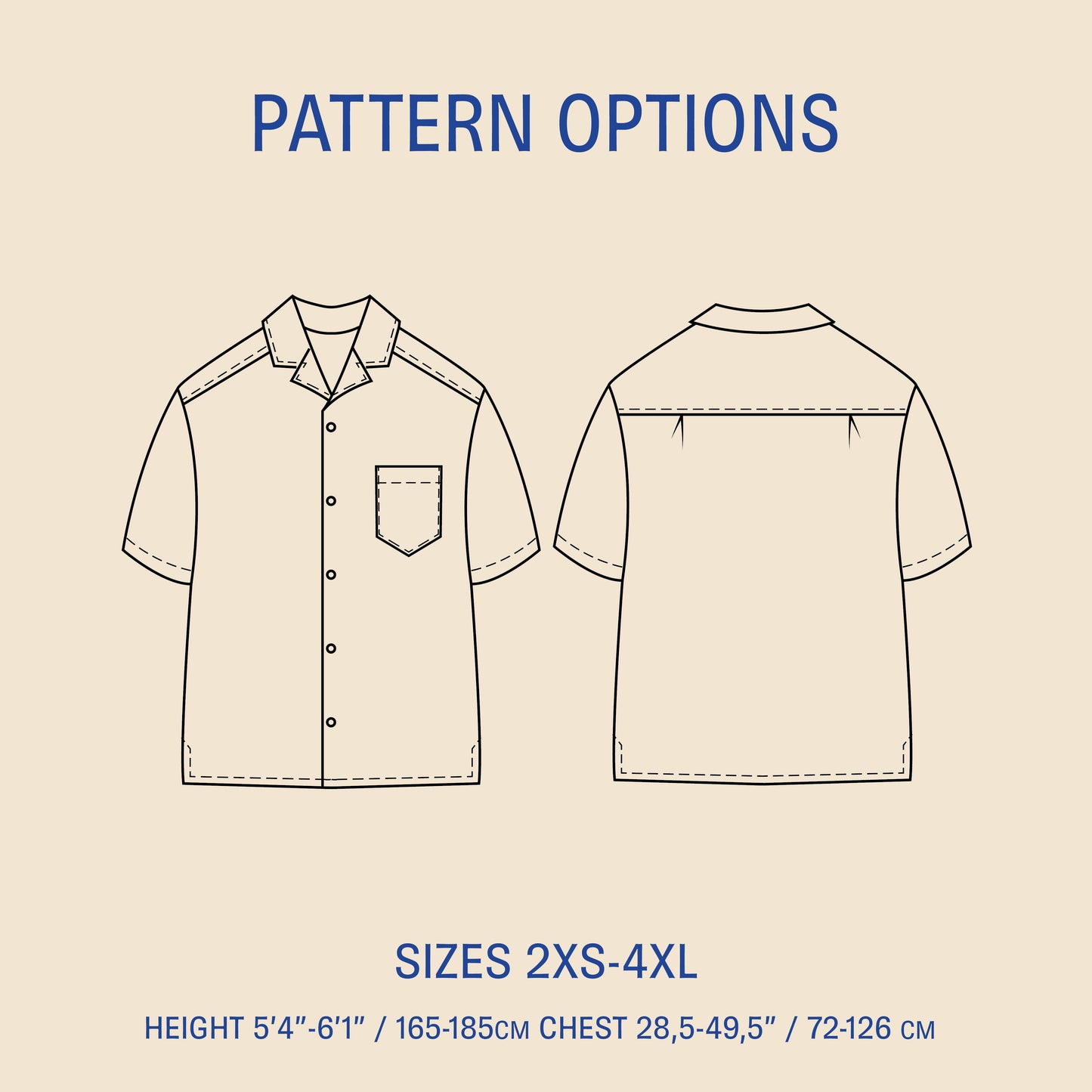 Tropical Shirt sewing pattern