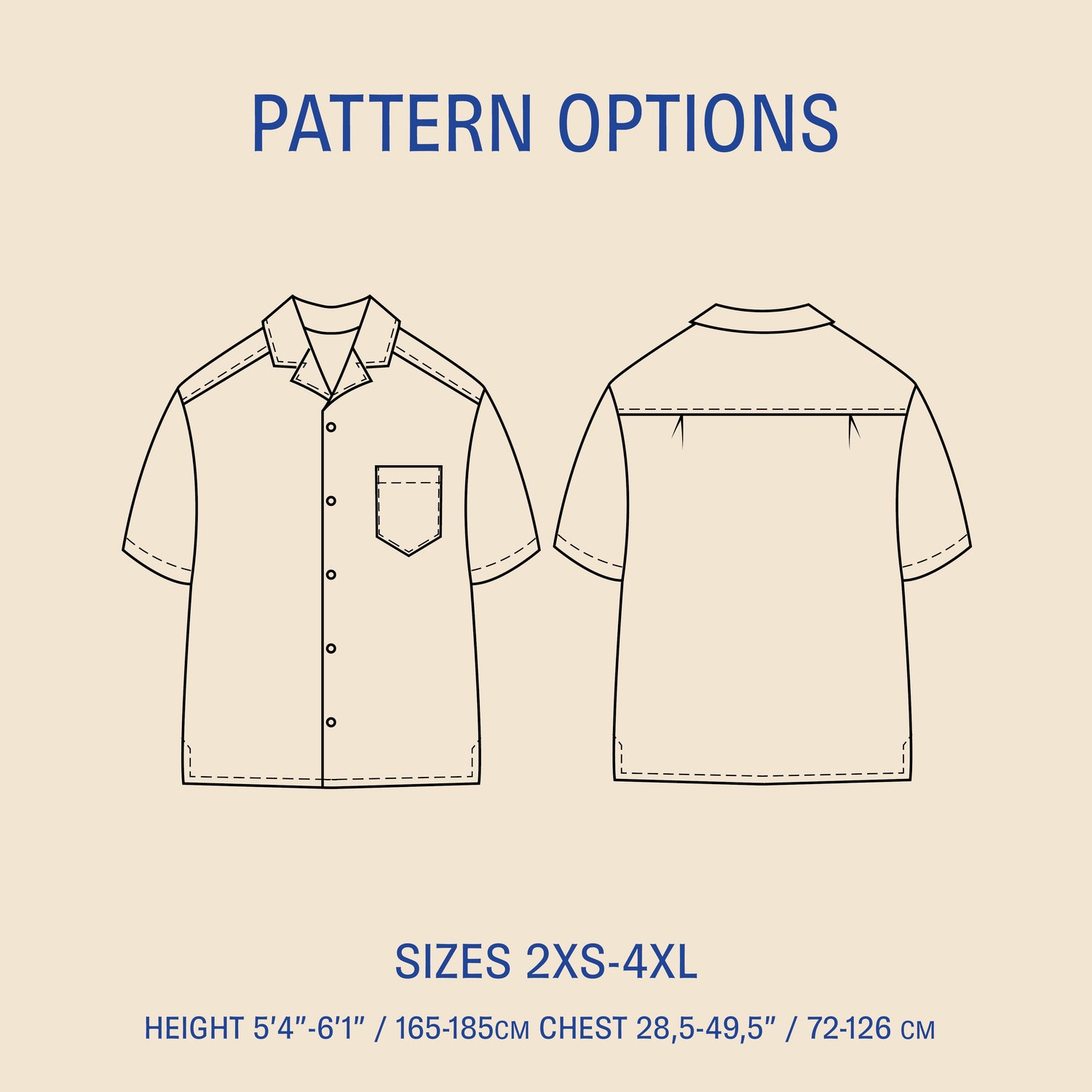Tropical Shirt sewing pattern