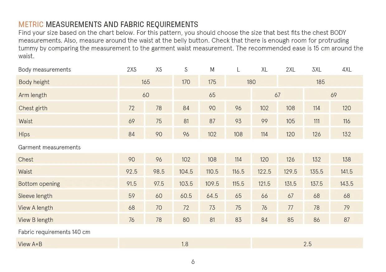 Tunic sewing pattern Wardrobe By Me