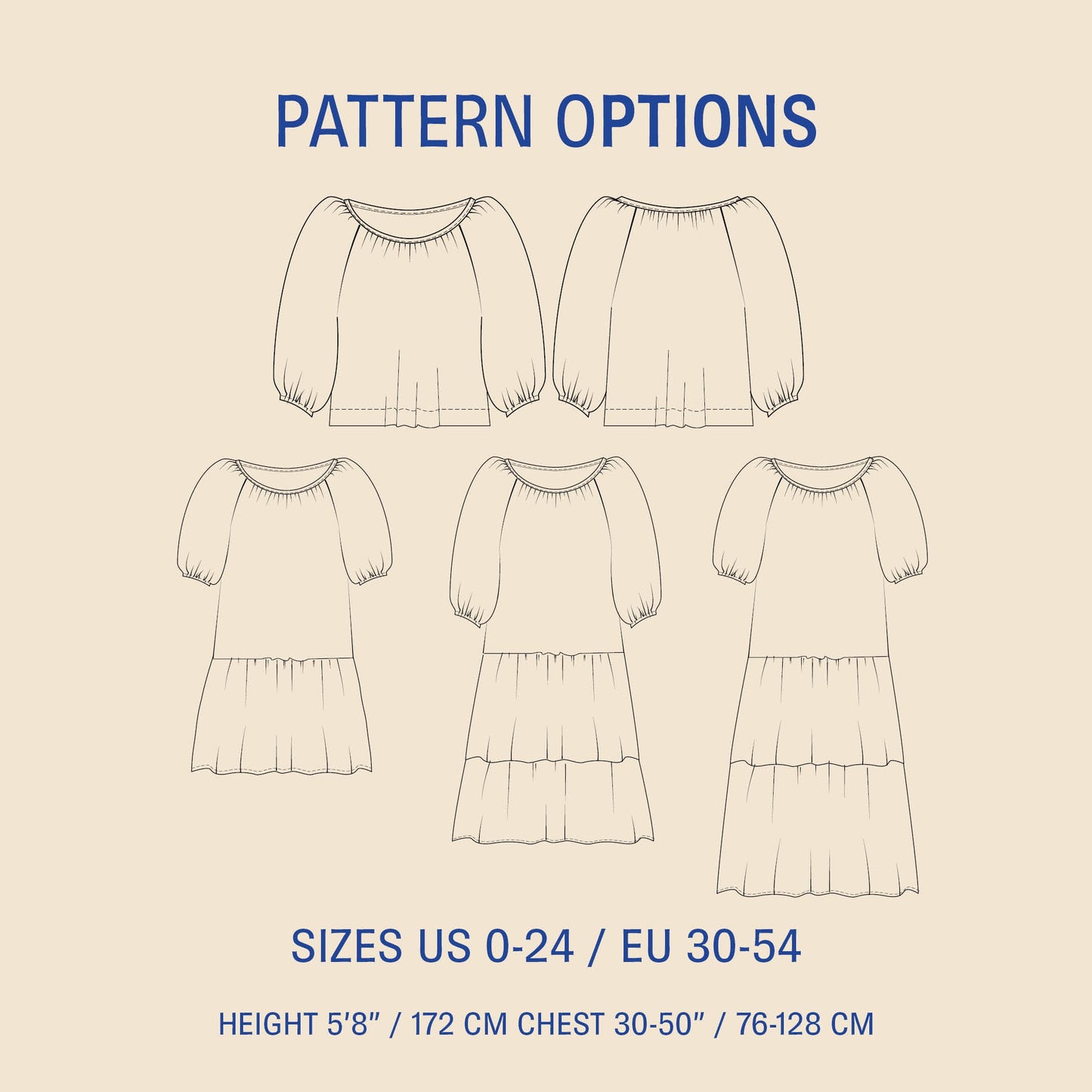 Moira blouse Sewing Pattern