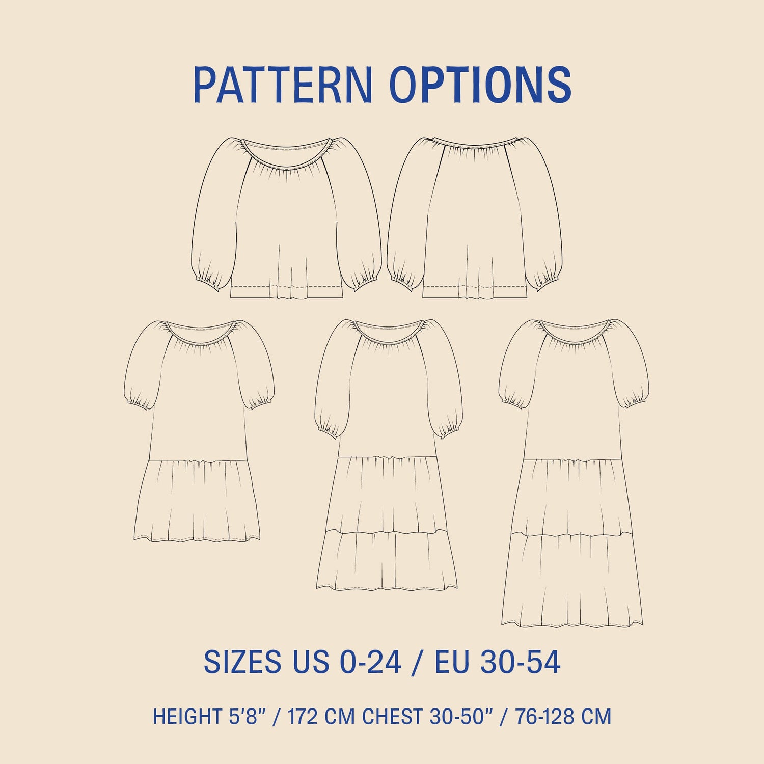 Moira blouse Sewing Pattern