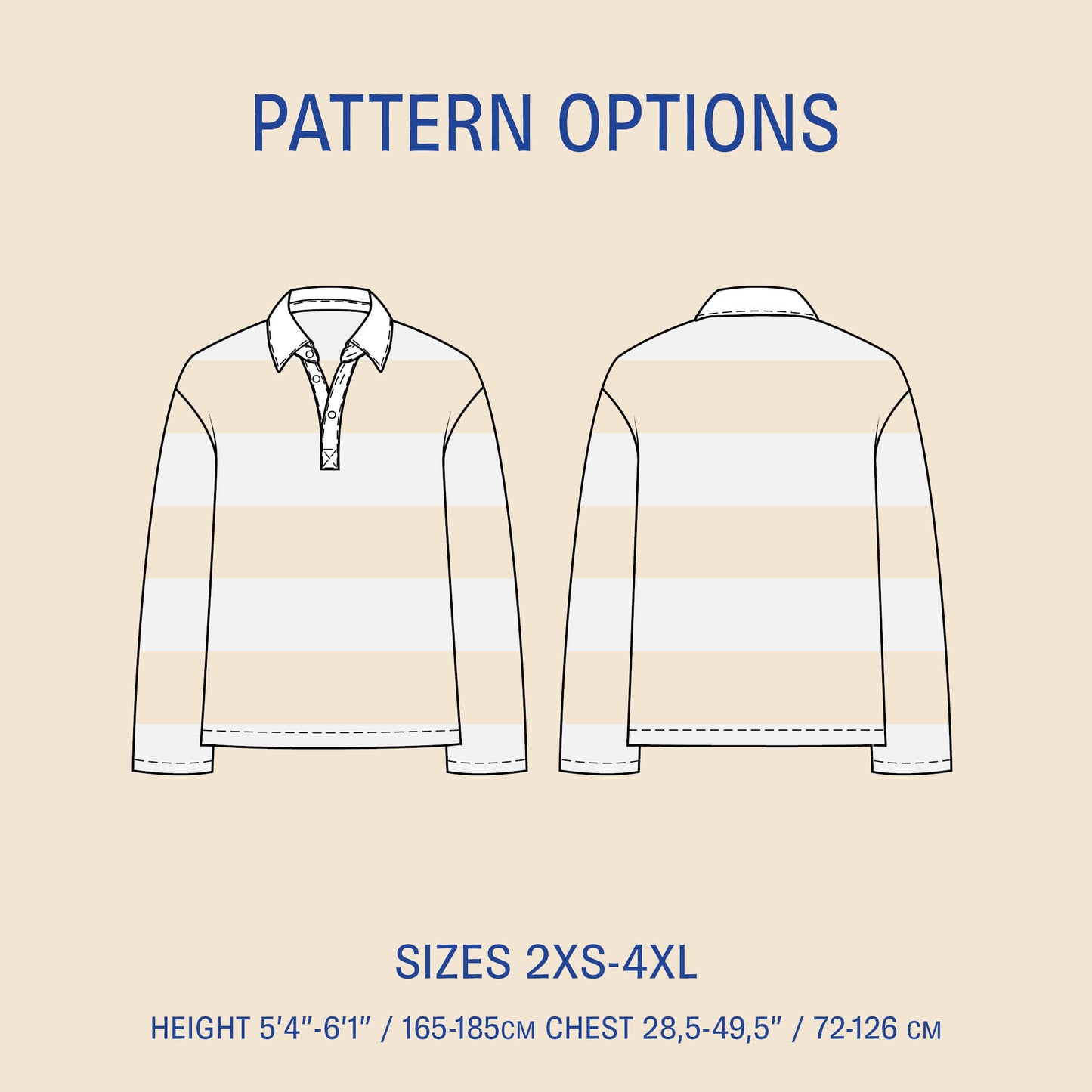 Rugby Polo Shirt Sewing Pattern