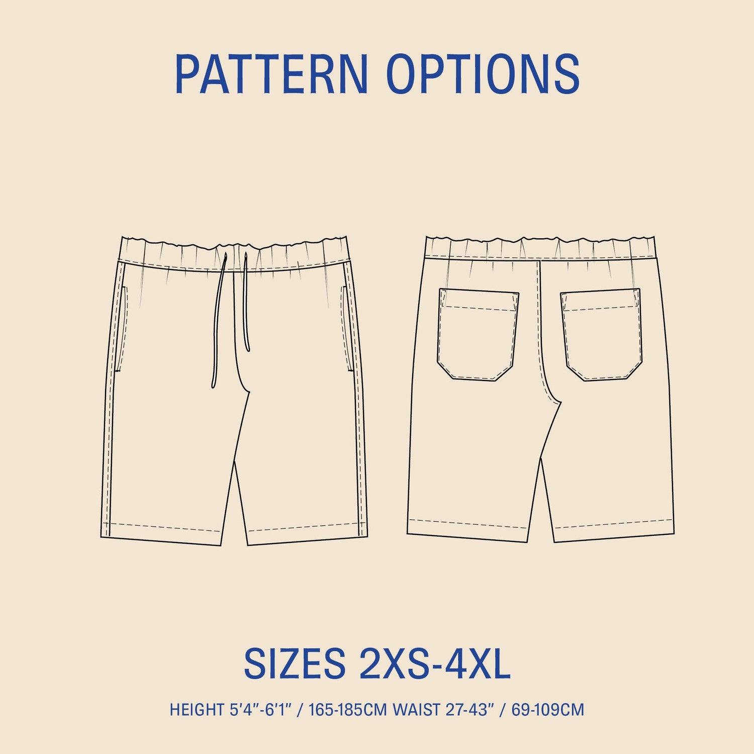 Summer Shorts sewing pattern