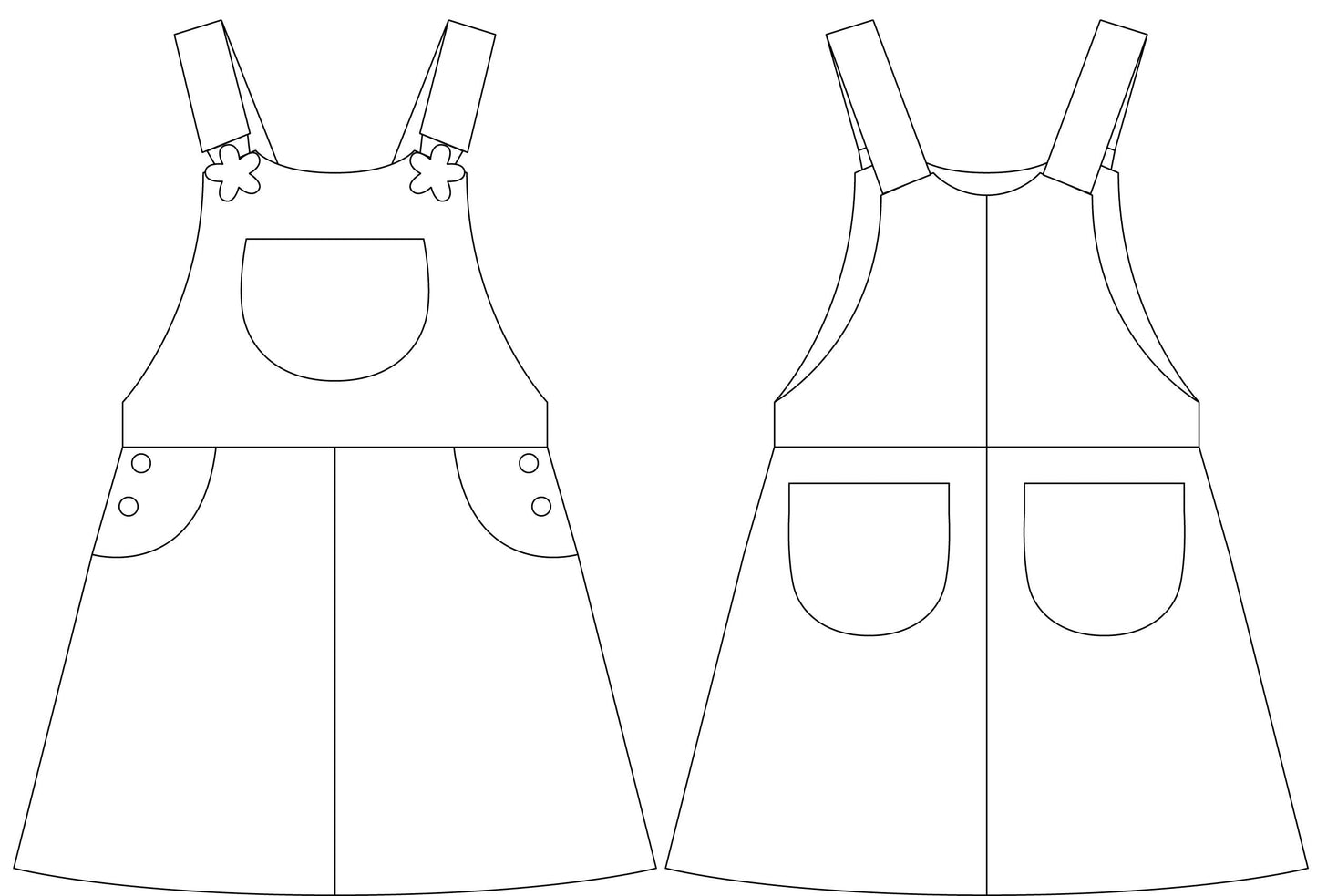 Bloomy Dress & Pinafore Pattern