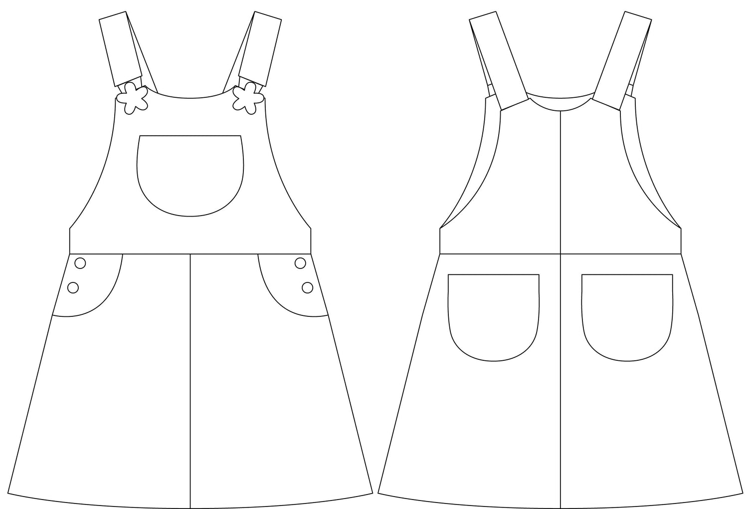 Bloomy Dress & Pinafore Pattern