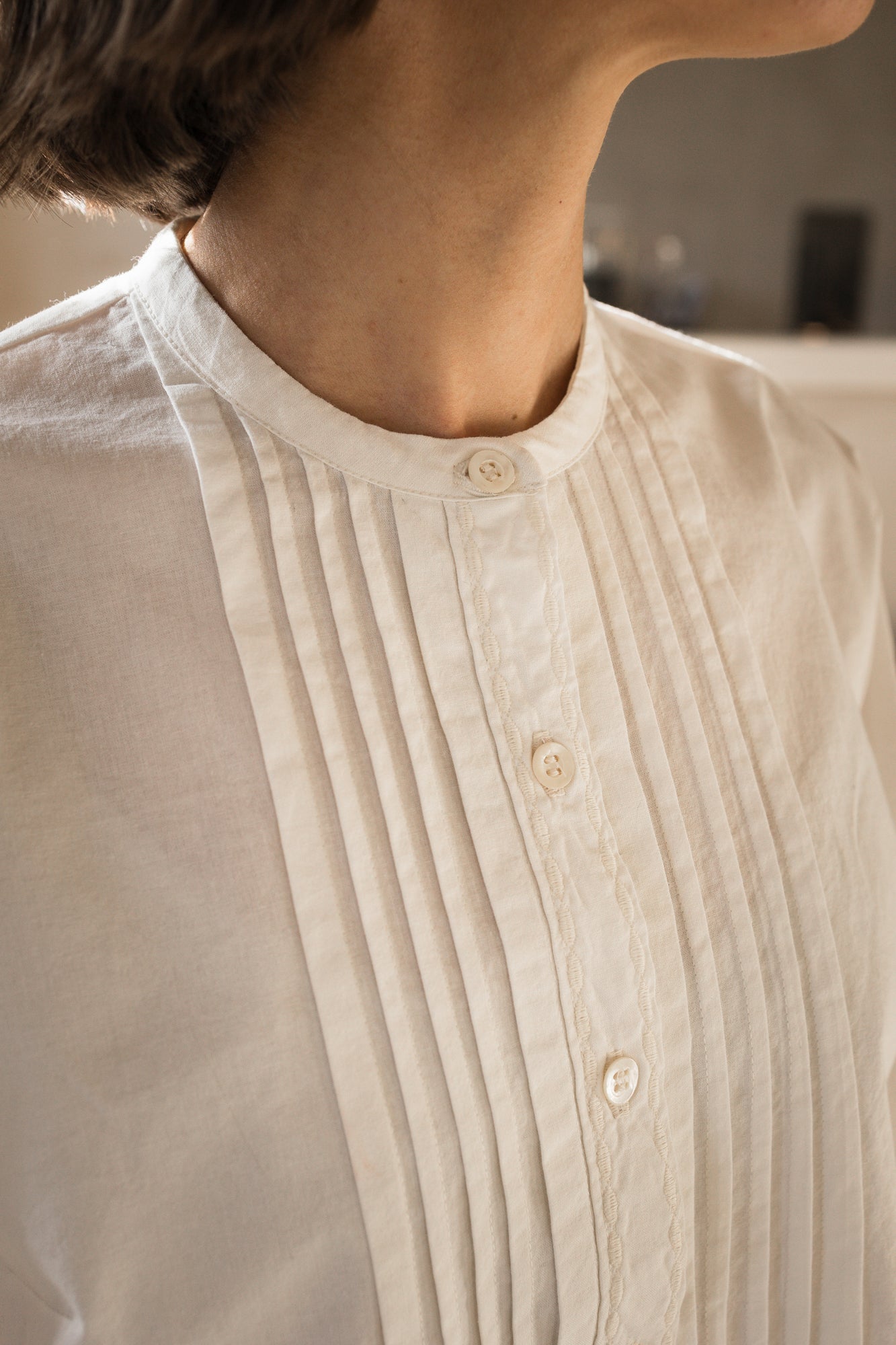 Blouse plissée Henriette
