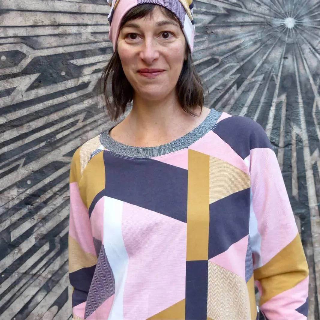 Boxy Raglan Sweater sewing pattern Wardrobe By Me