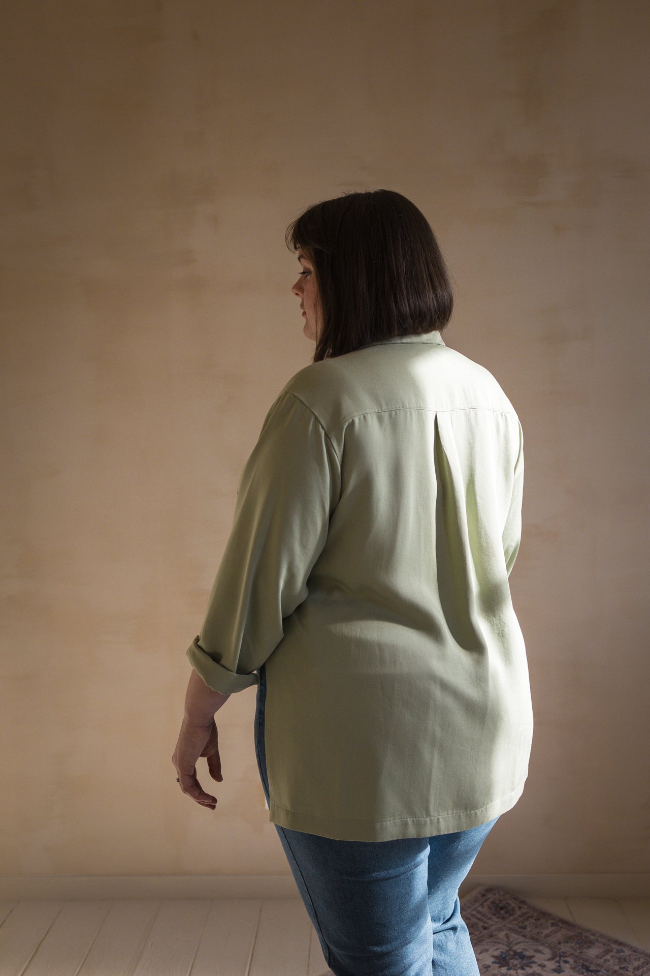 Chemise cache-coeur asymétrique Hortense