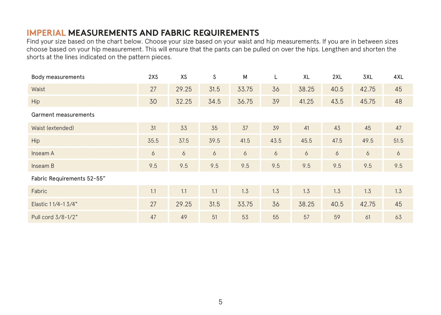 Gym Shorts sewing pattern Wardrobe By Me