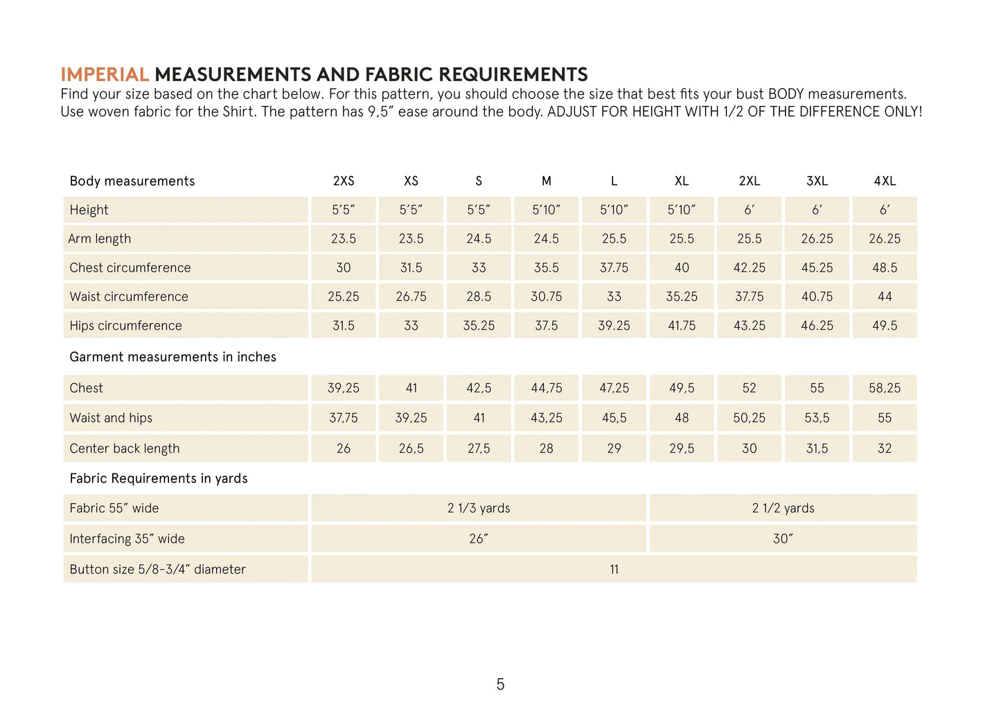 Heavy shirt sewing pattern Wardrobe By Me