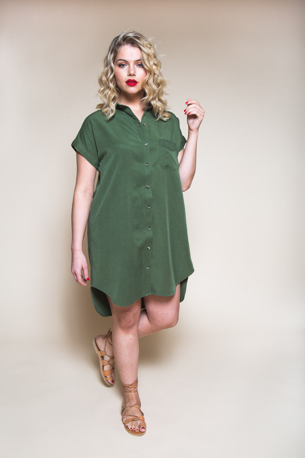 Kalle Shirt + Shirtdress Pattern