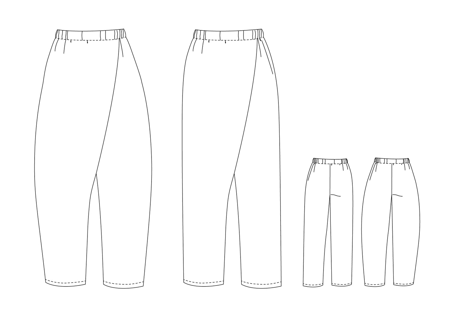 Pantalon asymétrique Elvis