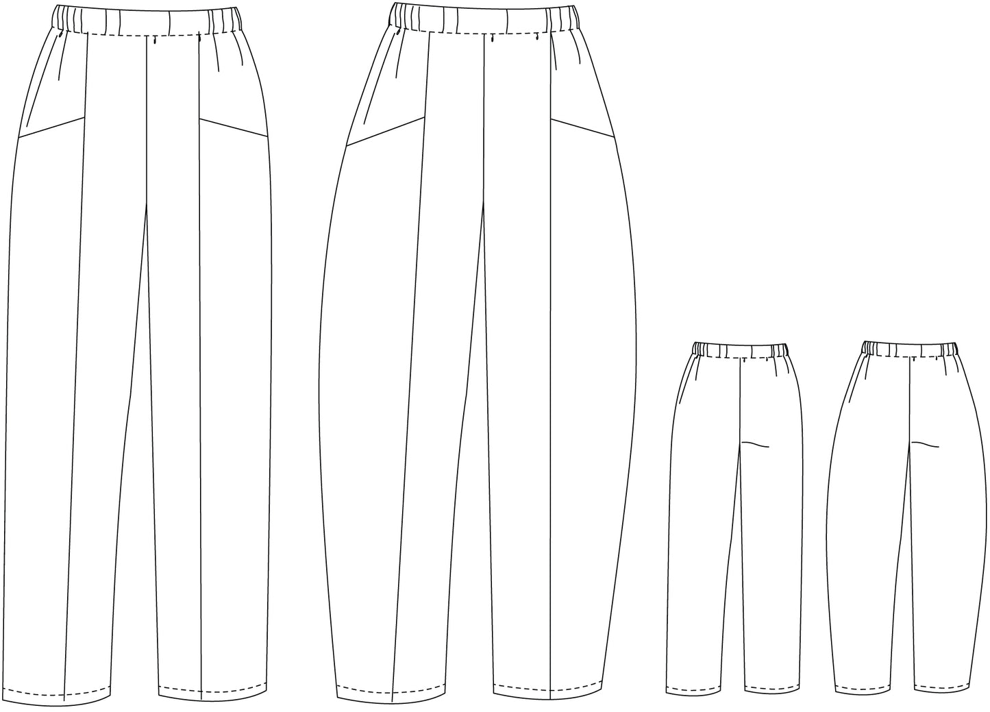 Pantalon barrel Emile
