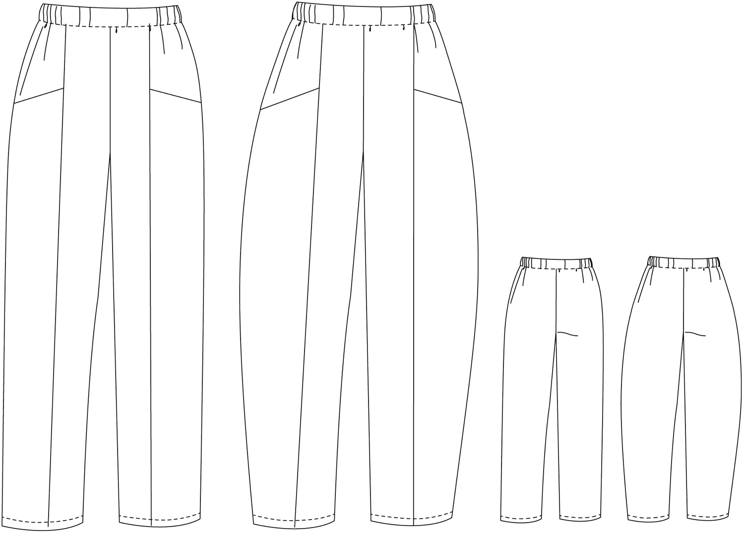 Pantalon barrel Emile