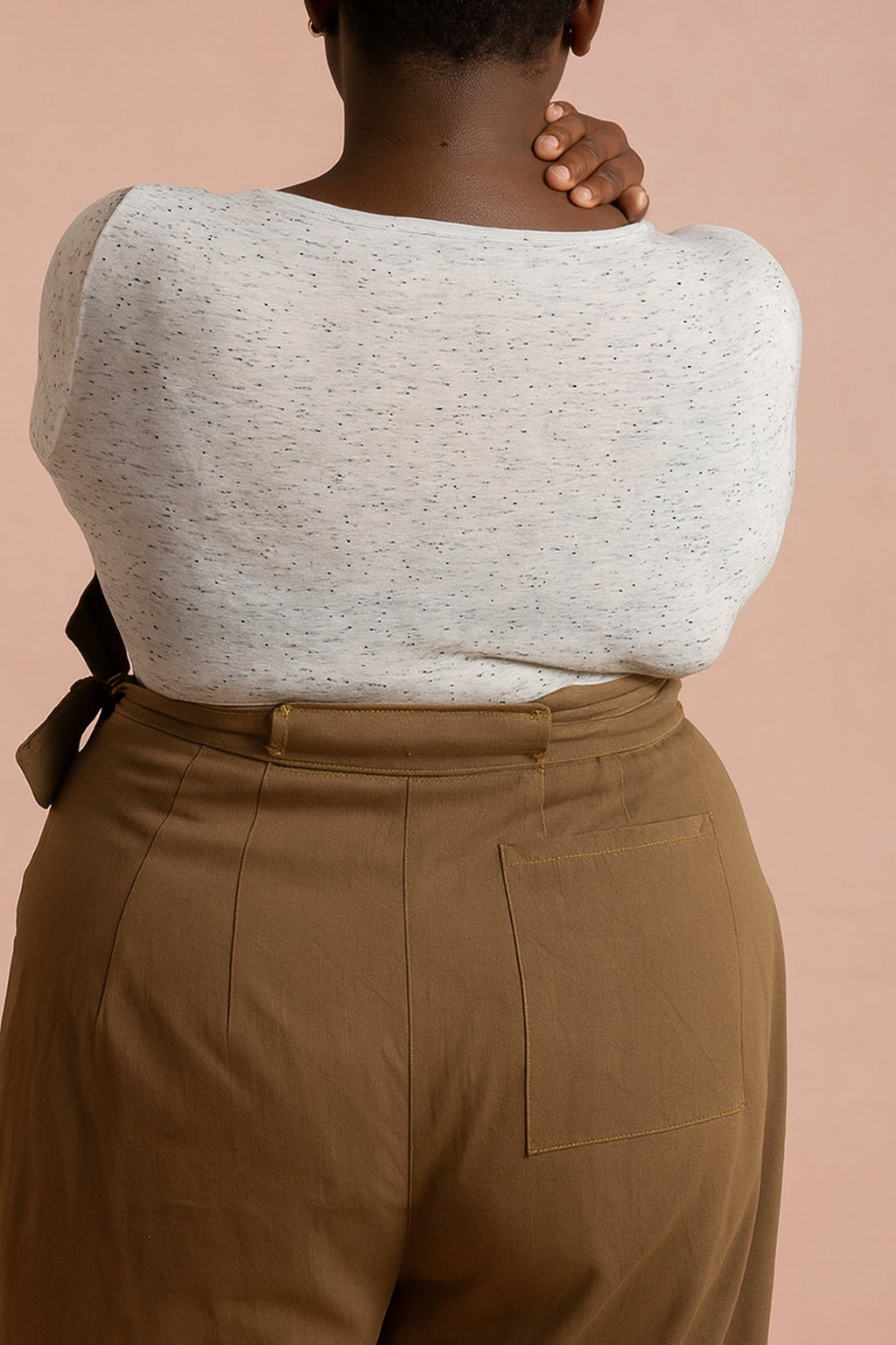 Pantalon portefeuille fuselé Papao