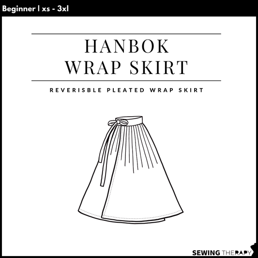 PDF Hanbok Wrap Skirt Pattern - Sewing Therapy
