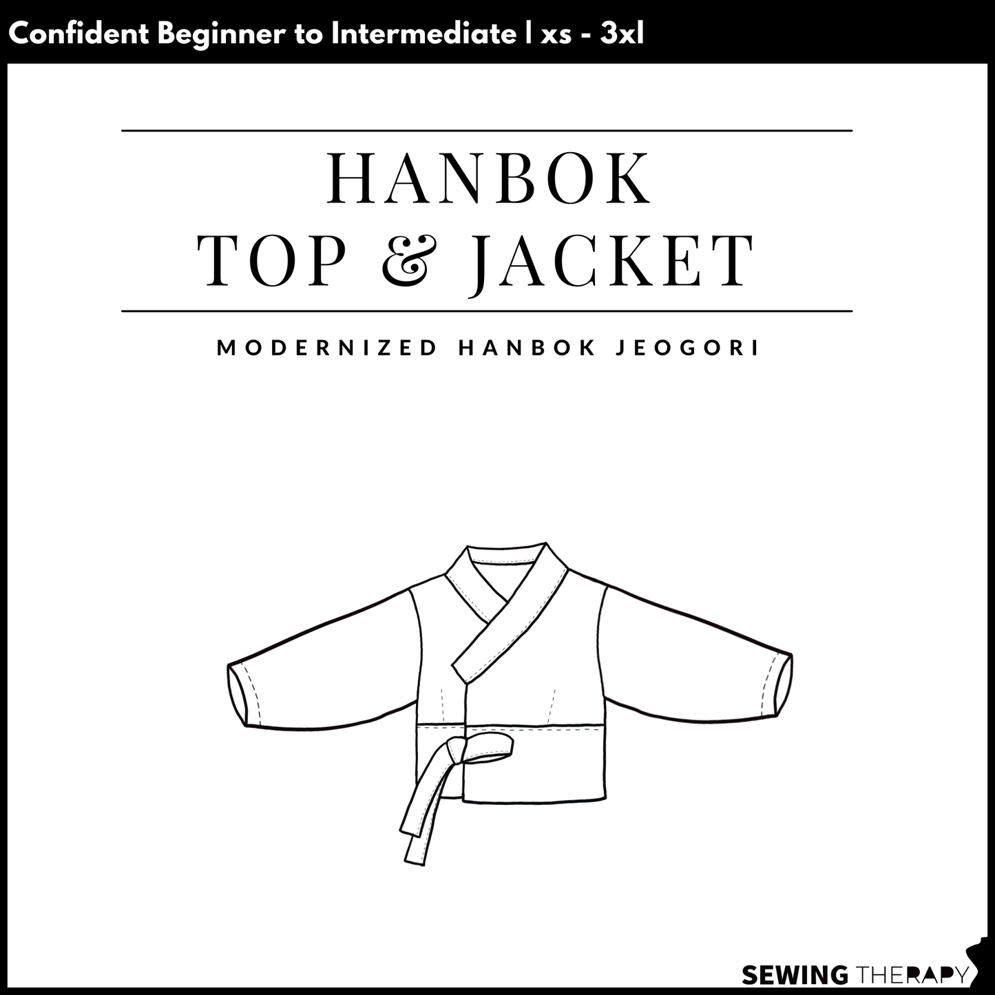PDF Hanbok Top & Jacket Pattern - Sewing Therapy