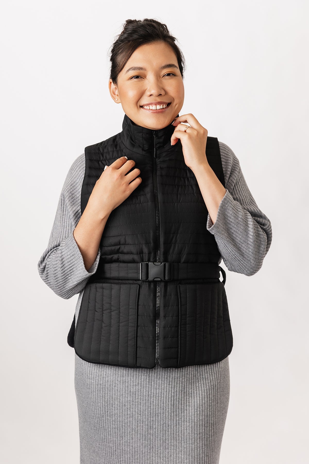 SAANA puffer vest