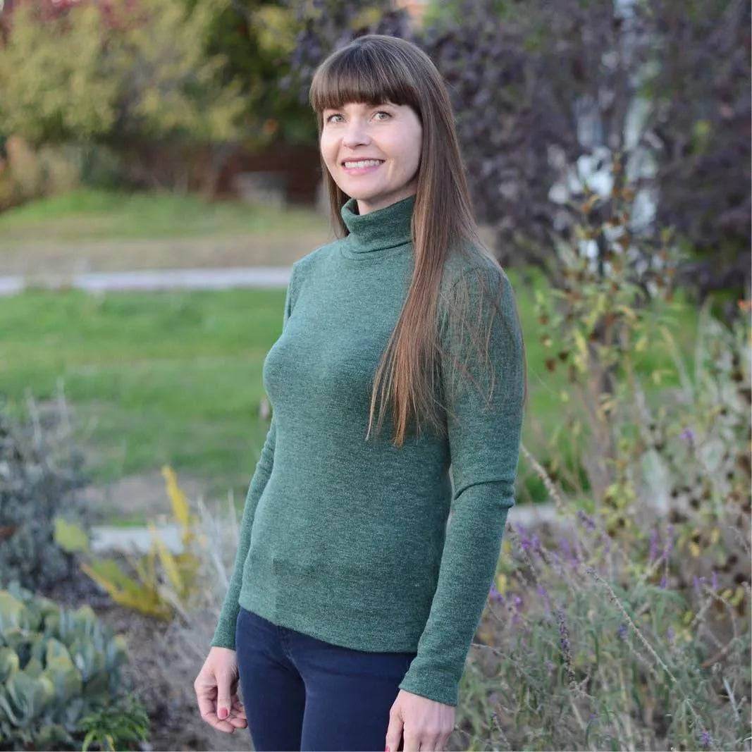 Trudy Turtleneck Tshirt Sewing Pattern Wardrobe By Me