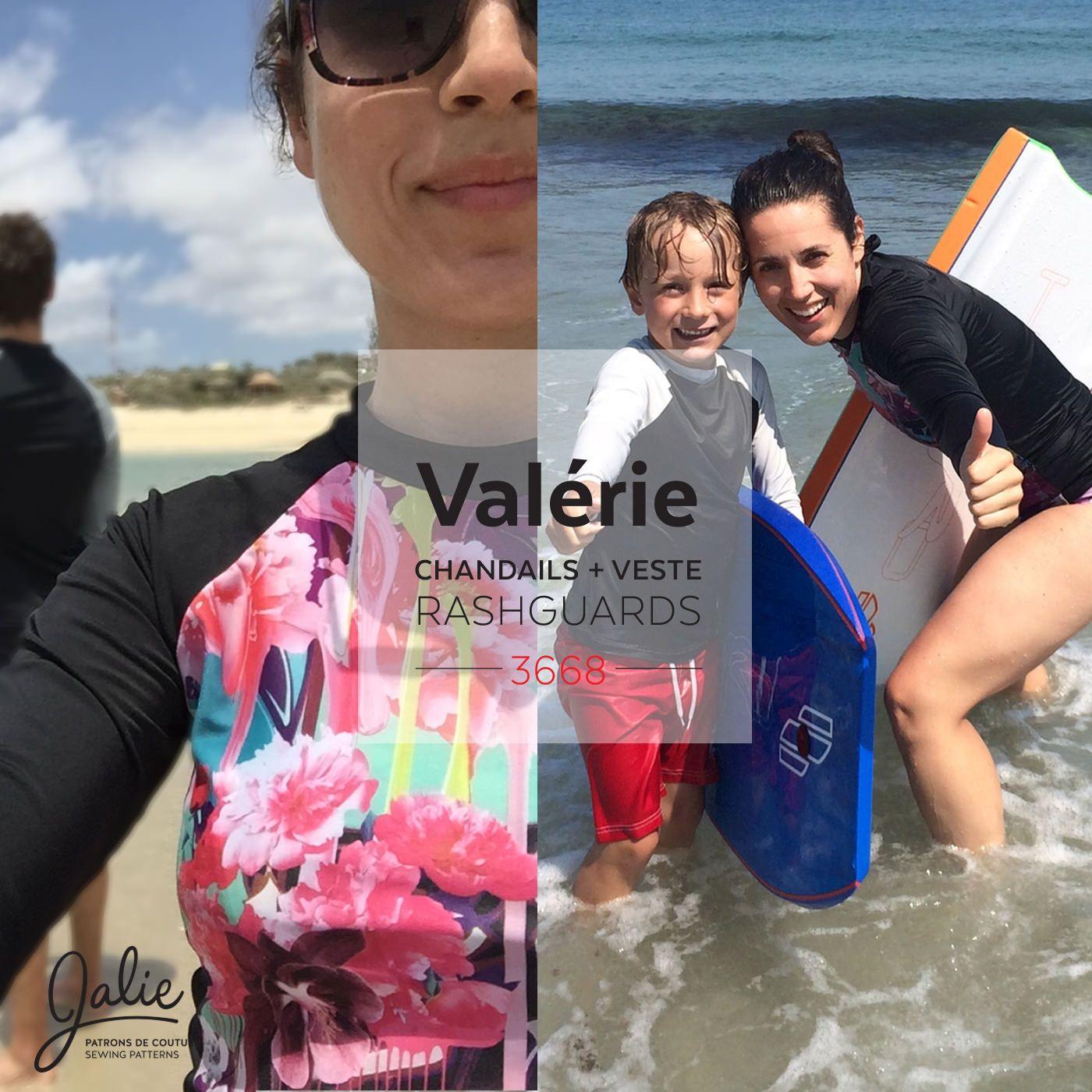 Jalie 3668 - VALÉRIE - View A (long) with long sleeve