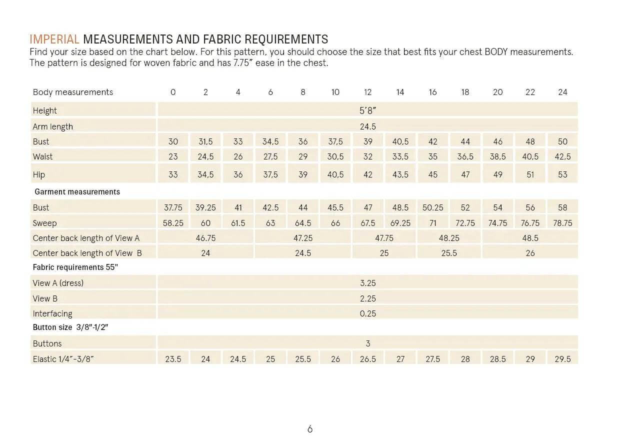 Balka Dress Sewing Pattern Wardrobe By Me