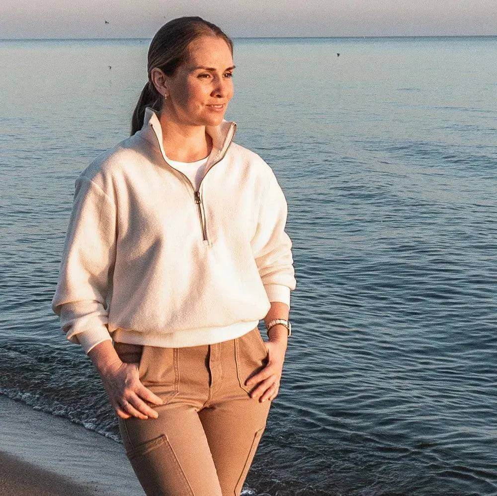 Half zipper sweater Pattern Wardrobe By Me