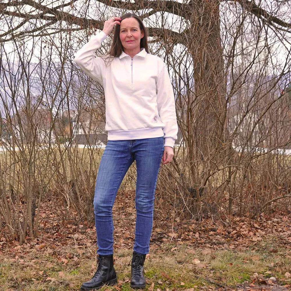 Half zipper sweater Pattern Wardrobe By Me