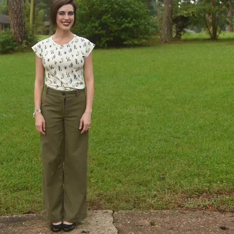 Hepburn pants Sewing Pattern Wardrobe By Me