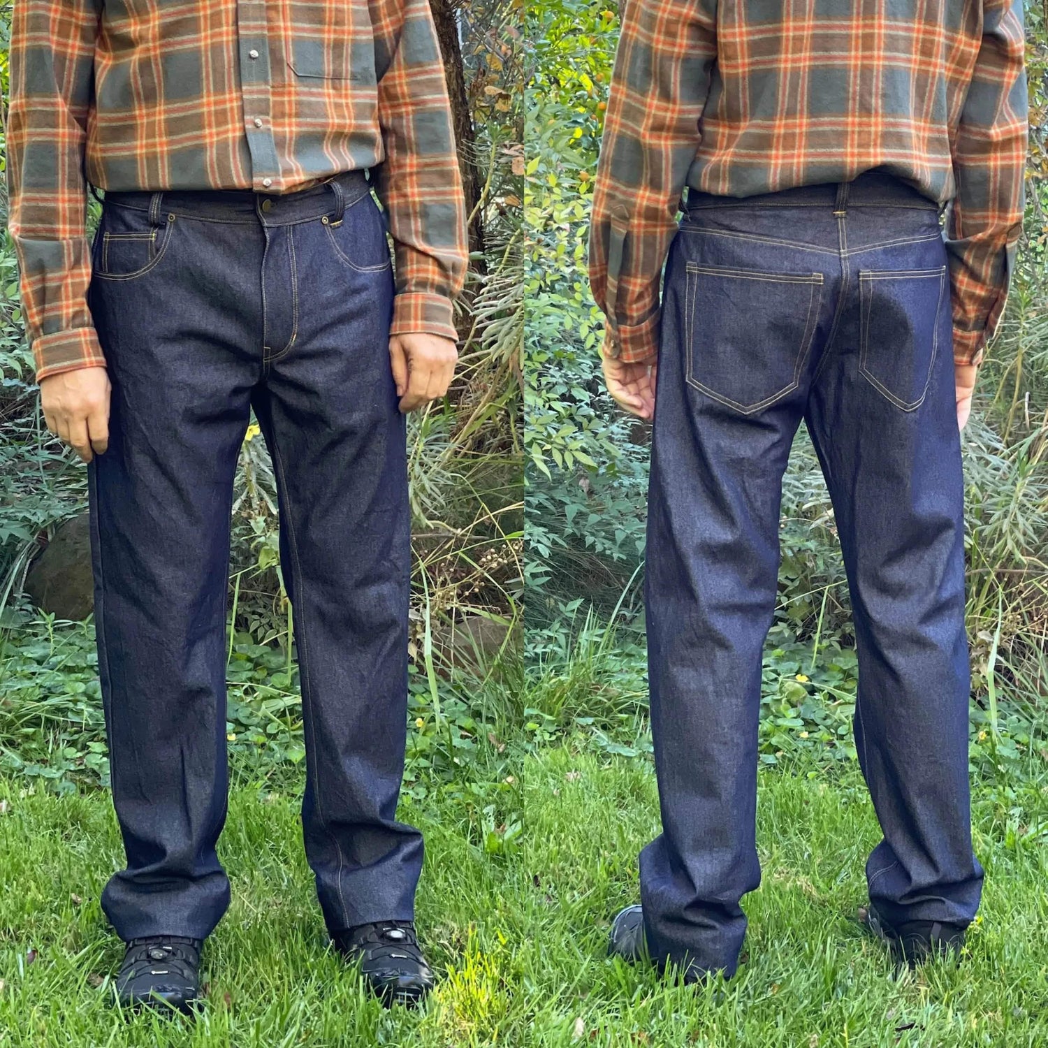 Jeans Sewing Pattern-Men's sizes 26-42 Wardrobe By Me