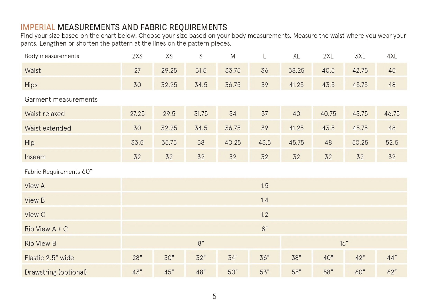 Sweatpants sewing pattern Wardrobe By Me