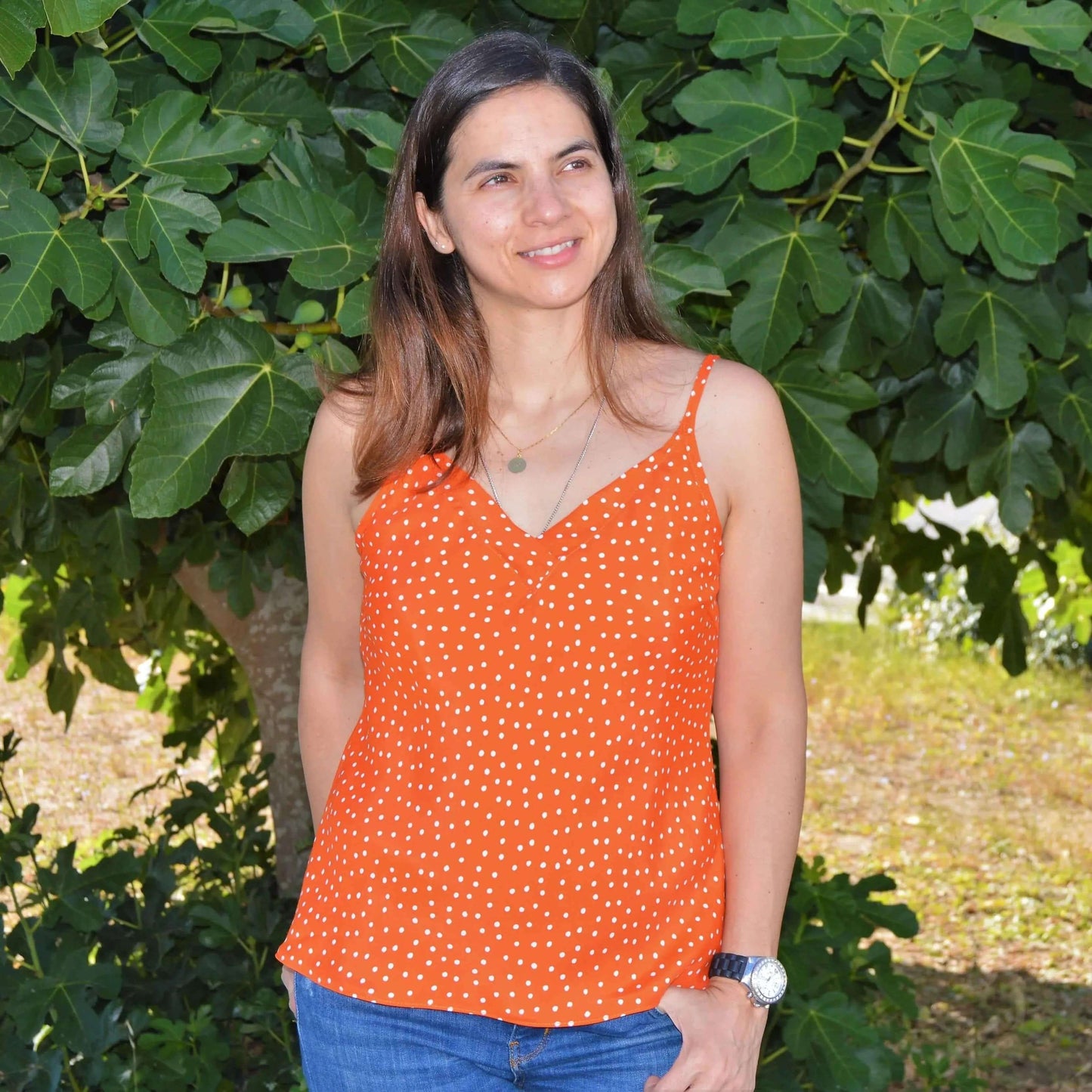 V-neck Camisole sewing pattern Wardrobe By Me