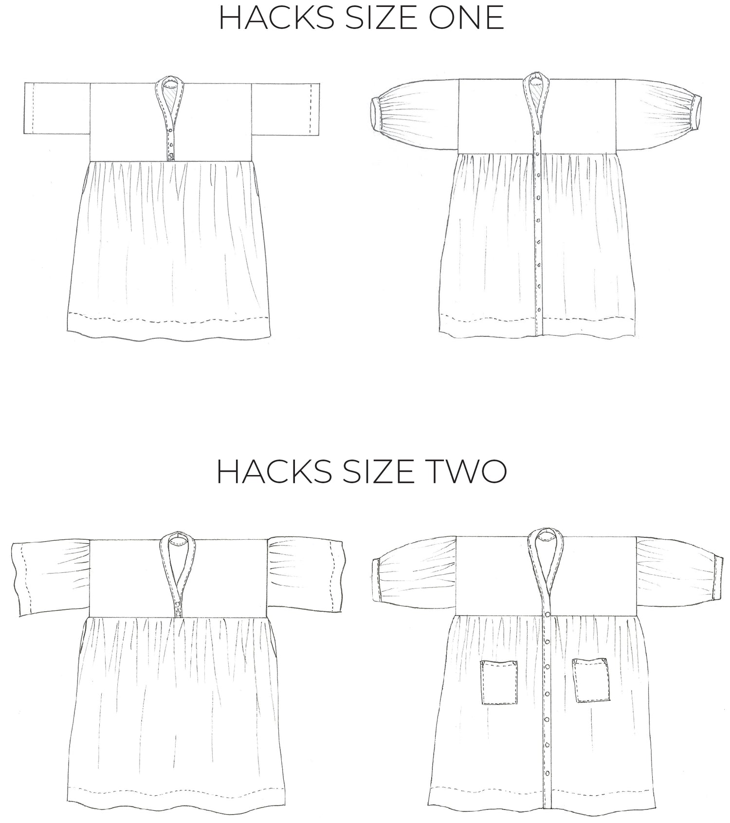 ZW Gather Dress - PDF Pattern