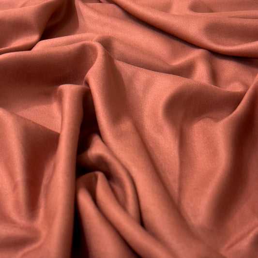 Remnant: Viscose Crepe in Chestnut - 1/2 yard