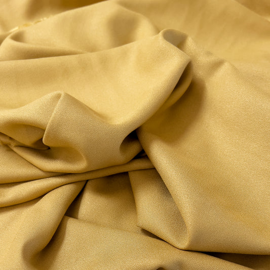 Viscose Crepe in Mustard