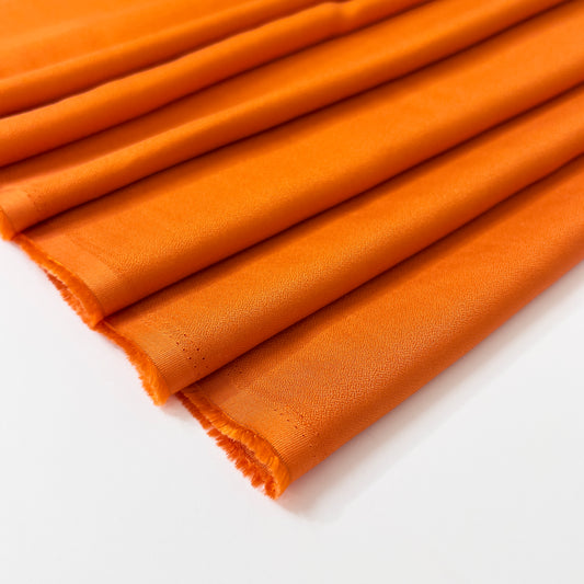 Viscose Crepe in Tangerine