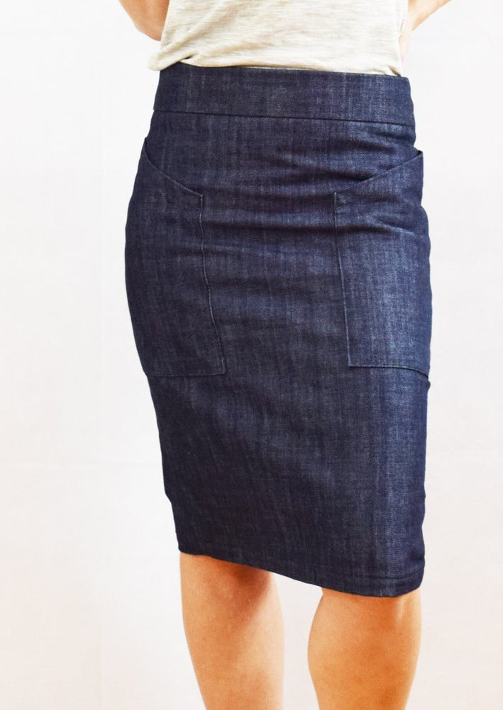 Alberta Street Pencil skirt sewing pattern by Sew House Seven