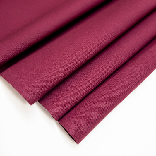 10oz. Organic Cotton Duck Canvas in Plum