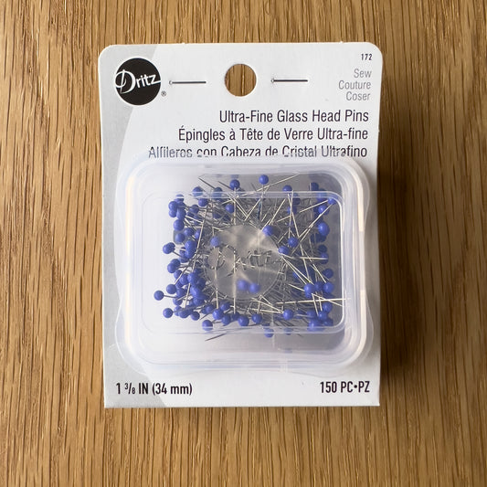 Ultra Fine Glass Head Pins